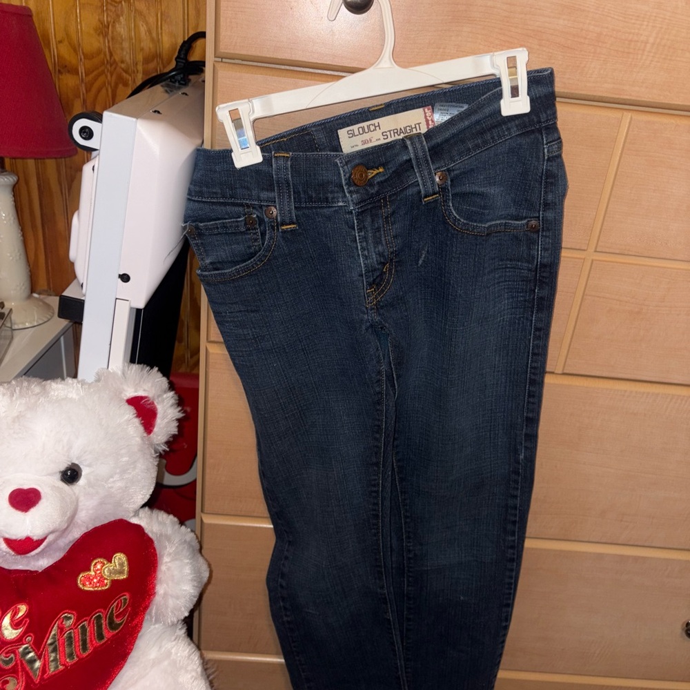 Levi's Blue Straight Leg Jeans Classic Style